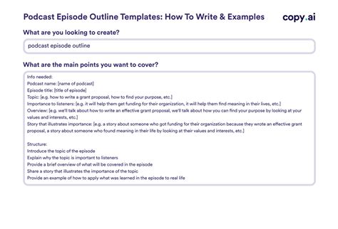 Podcast Episode Template