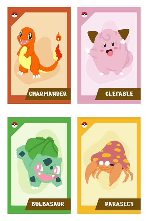 Pokemon Cards Free Printable