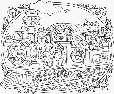 Polar Express Coloring Pages Free Printable