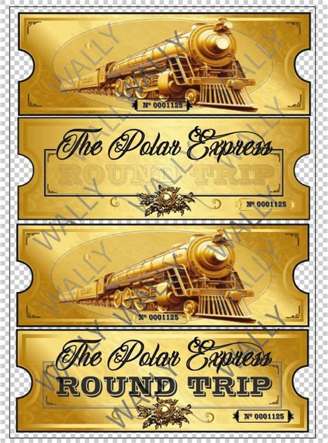 Polar Express Printable Golden Tickets