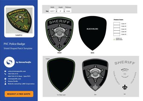 Police Patch Design Template