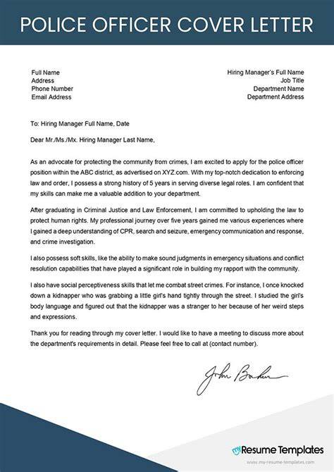 Police assignment letter