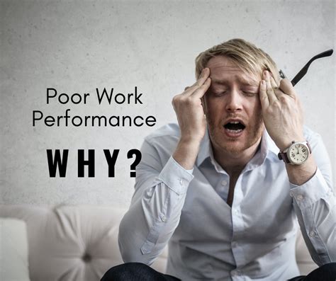 Poor Performance in Workplace Stress