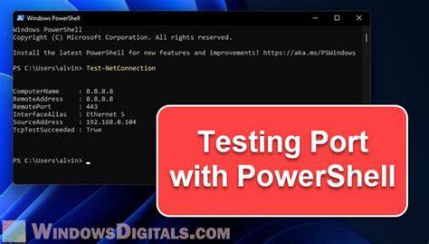 Step 1 Port Status Test
