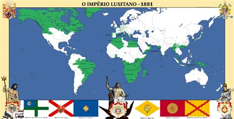 Portuguese empire map