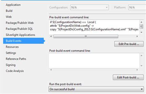Post-Build Event Command