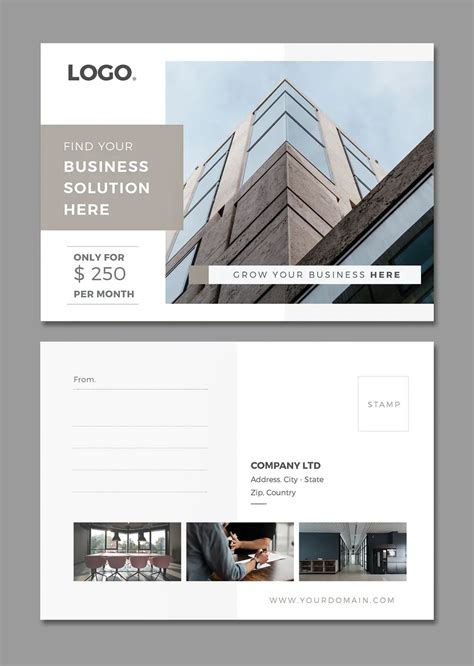 Postcard Template Indesign