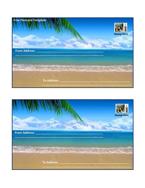 Postcards Design Templates