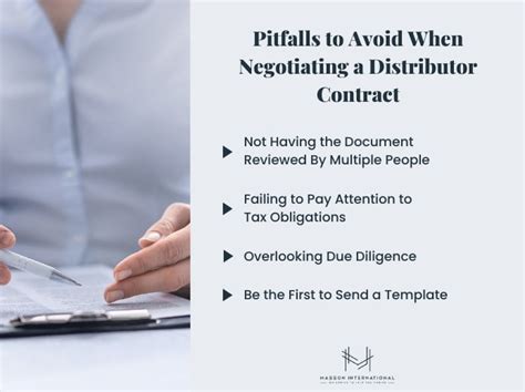 Potential Pitfalls Distributor Agreement