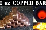 Pouring Copper Bars