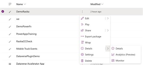Power Apps Monitor tool interface
