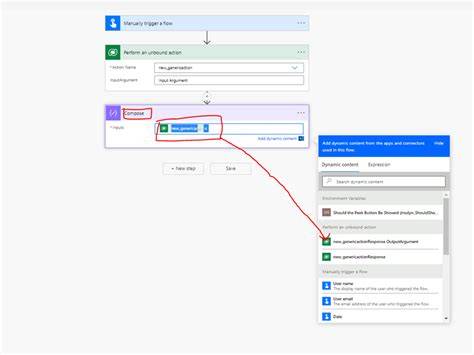 Perform unbound action configuration