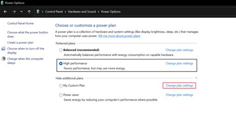 Power Plans Windows 11