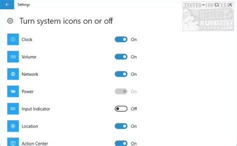 Power button setting grayed out