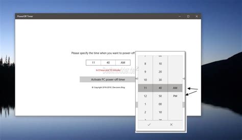 PowerOff Timer