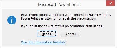 PowerPoint Error