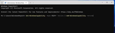 PowerShell Add-WindowsCapability