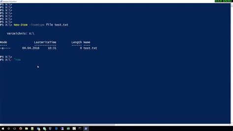 PowerShell Creating a File