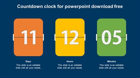 Powerpoint Countdown Clock Template