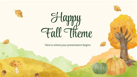 Powerpoint Fall Template