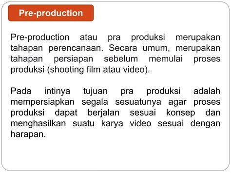 Pra-produksi VFX