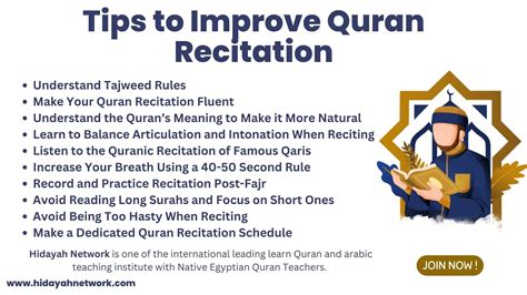 Practicing Quran recitation