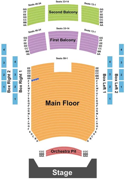 Prairie Home Alliance Theater Seating Chart