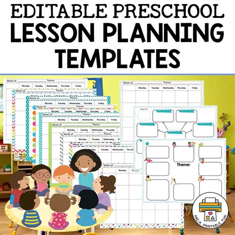 Pre K Lesson Plan Templates