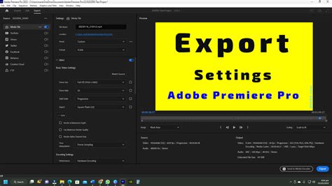 Export Settings