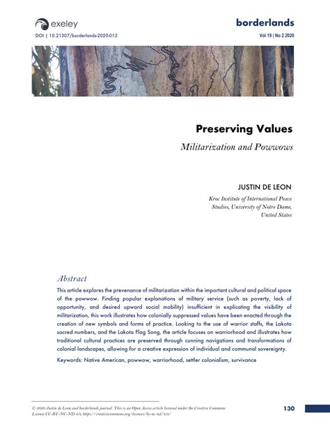Preserving Values