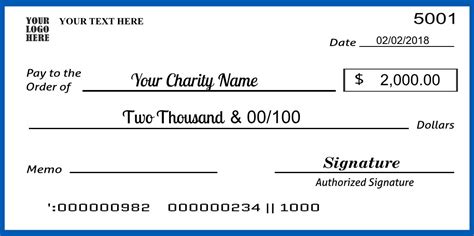 Pretend Cheque Template