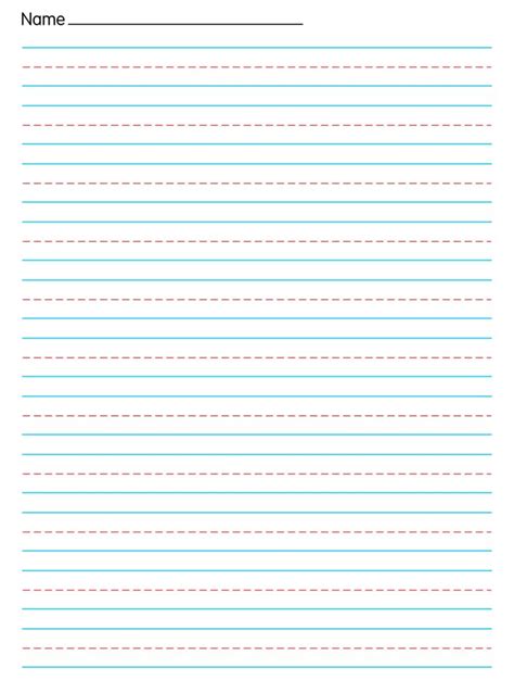 Primary Writing Paper Printable