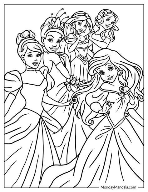 Princess Coloring Book Printable
