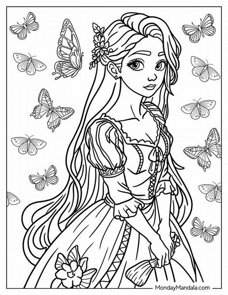 Princess Pictures For Coloring