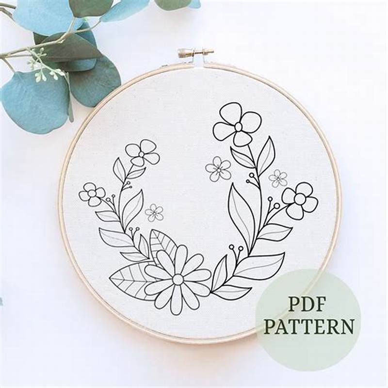 Print Embroidery Pattern