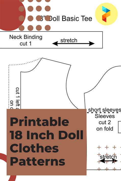 Printable 18 Doll Clothes Patterns Free