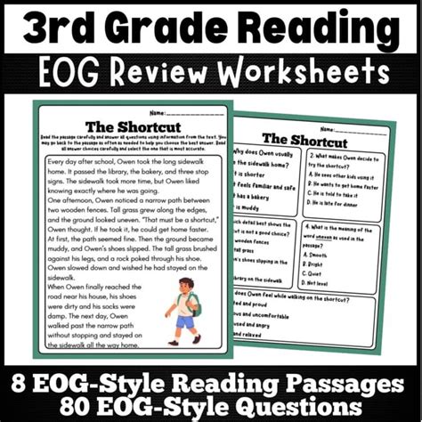 Printable 3rd Grade Eog Reading Practice Test Nc
