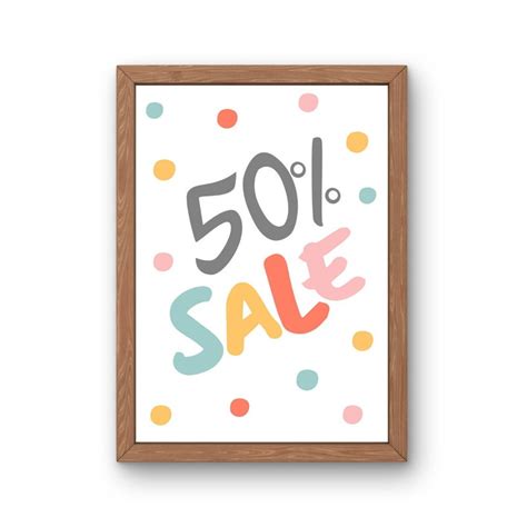Printable 50 Off Signs