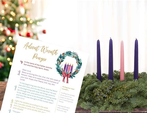 Printable Advent Wreath Prayers