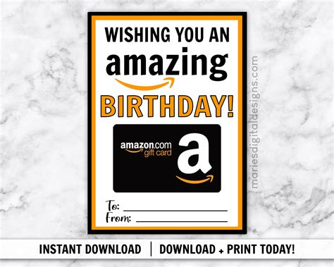 Printable Amazon Gift Card