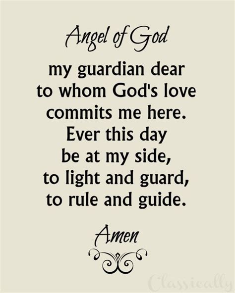 Printable Angel Of God Prayer