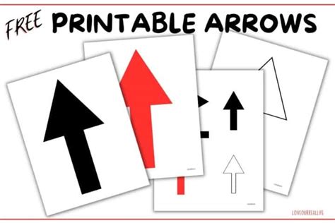 Printable Arrow Sign