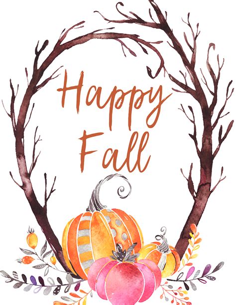 Printable Autumn Decorations
