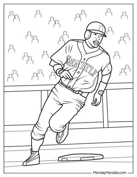 Printable Baseball Coloring Pages