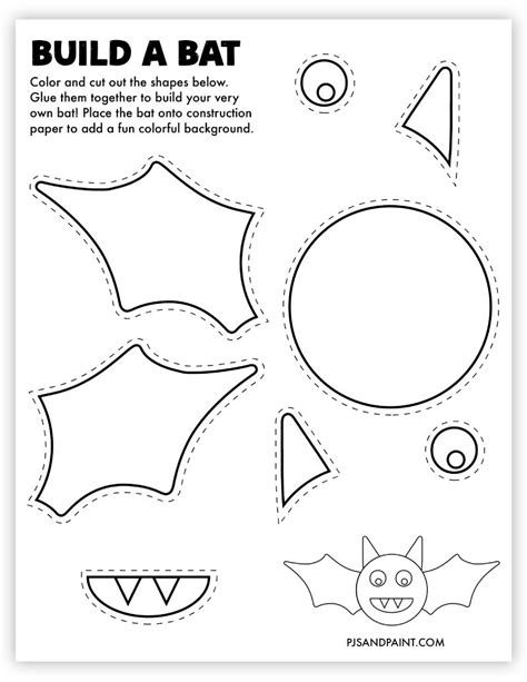 Printable Bats Template