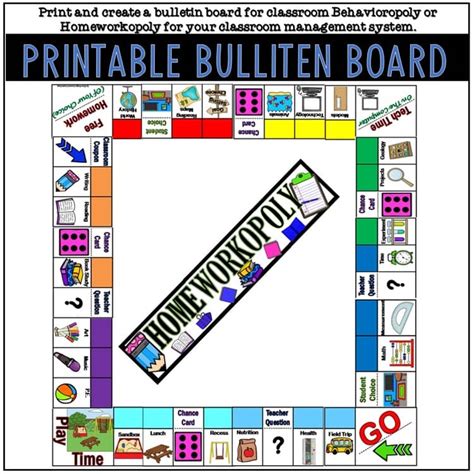 Printable Behavioropoly
