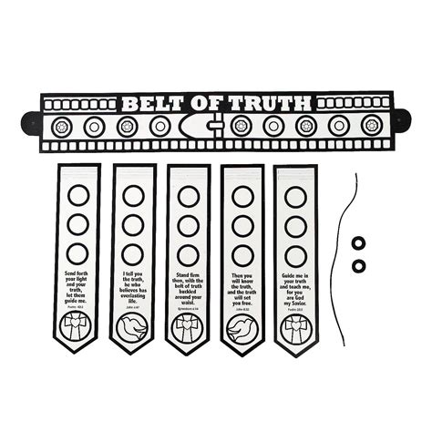 Printable Belt Of Truth