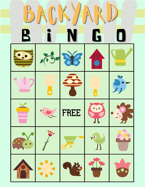 Printable Bingo Cards For Kids