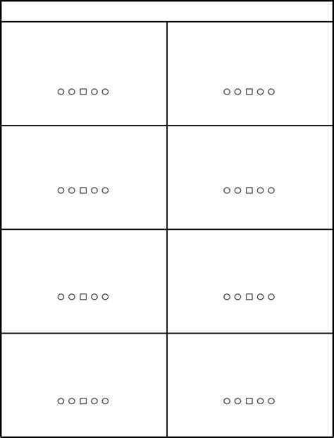 Printable Blank Football Play Sheet Template