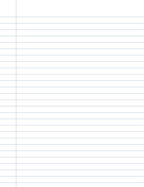 Printable Blank Notebook Paper